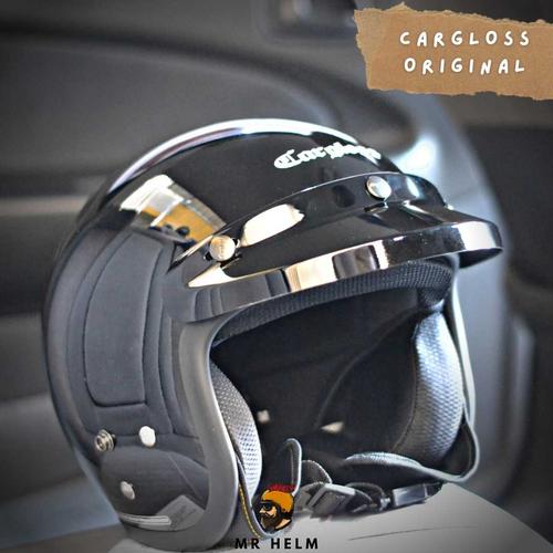 Jual Helm Retro Cargloss CFM original ( Bogo / Vespa / Vintage / Klasik ...
