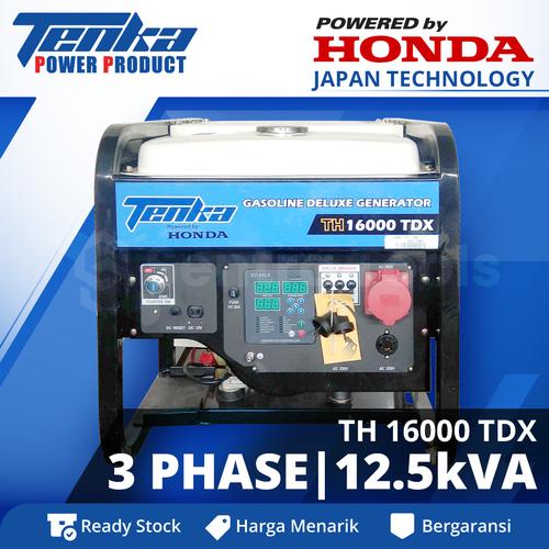 Jual Genset Open Bensin Tenka TH 16000 TDX Output Max 13.8 kVA 3 Phase ...