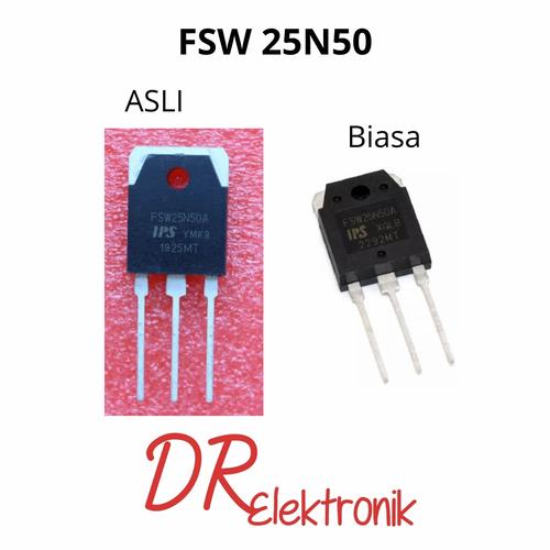 Jual Mosfet Fet Transistor FSW25N50A 25 ASLI dan Biasa FSW 25N50 ...