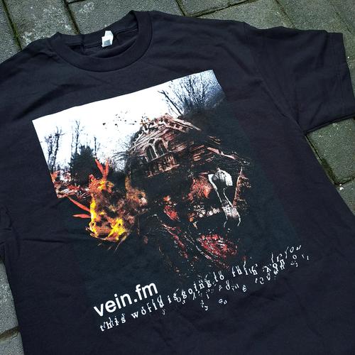 T-Shirt Kaos Band Original Vein.fm - This World Is Going To Ruin You -  Hitam di Ritme Kasar Supply | Tokopedia
