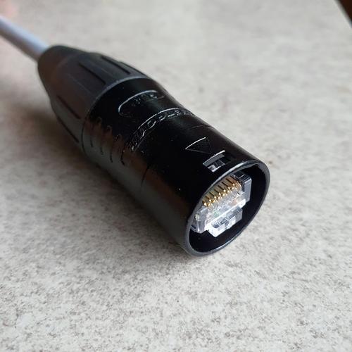 Jual Rumah Ethercon Seetronic SE8MC-B -1 untuk konektor RJ45 - 1 buah ...