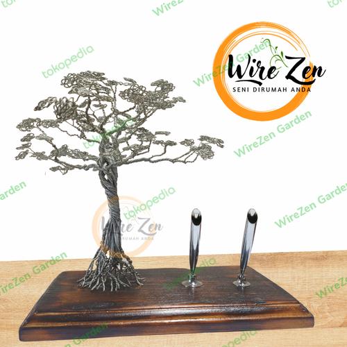 Kerajinan Bonsai Kawat Plus Pen Holder Mewah