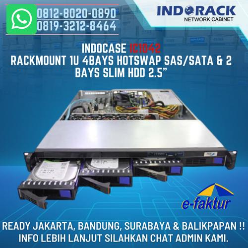 Sata Drive Rackmount Jual RACKMOUNT CASE 1U 4 BAY IC1042 - HOTSWAP SAS / SATA SLIM HDD 2.5 ...