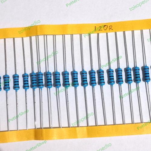 Lotto 200 Resistenze 120 Ohm 1/2W 1% – Film Metallico 0.5W 120R Per Elettronica – Smw