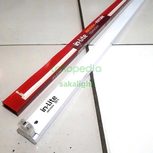 Jual KAP TL LED IN LITE T8 INFX004 120CM/KAP BALOK TL LED T8 INLITE ...