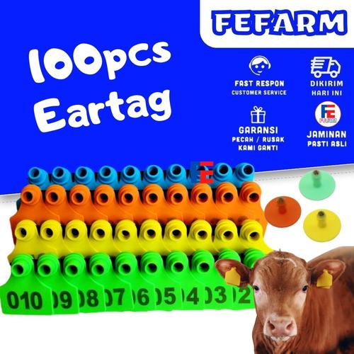 Promo Eartag Kambing Domba 100pcs Ear Tag Sapi Penanda 100 pcs - Kab ...