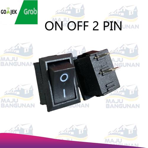 Jual Saklar On Off Kecil / Saklar On Off Praktek / Saklar Switch 2 Pin ...