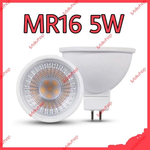 Gambar Lampu Halogen Led 5 Watt MR16 220V Warm White 3000K dari ListrikShop Kab. Bandung Tokopedia