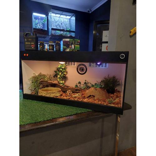 Jual TERRARIUM KANDANG REPTIL DAN KURAKURA INDOEXOTIC 100 X 50 X 50cm