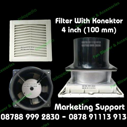 5 Inch Radiator Fan Jual Exhaust with Filter 5 inch Cooling Fan 5 inch with Filter ...