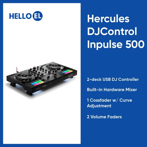 Jual Hercules DJControl Inpulse 500 2deck USB DJ controller Kota