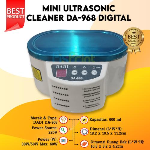 Jual Ultrasonic Cleaner Mini Ultra Sonic Pembersih Perhiasan Emas Logam ...