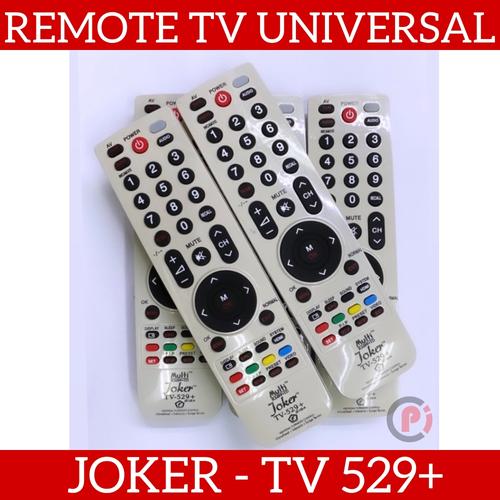 Jual JOKER TV529 Remote TV Universal Bisa Untuk TV LCD TABUNG LED
