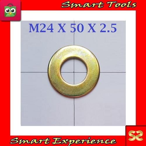Jual Ring Plat M24 Galvanis Flat Washer M24 Galvanized M24X50X2.5