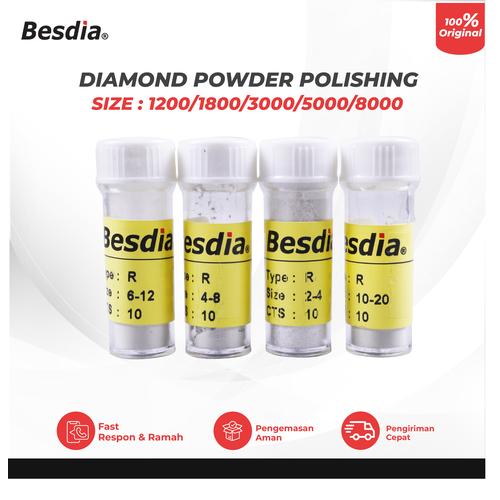 Jual Diamond Powder Polishing 1200 1800 3000 5000 8000 BESDIA