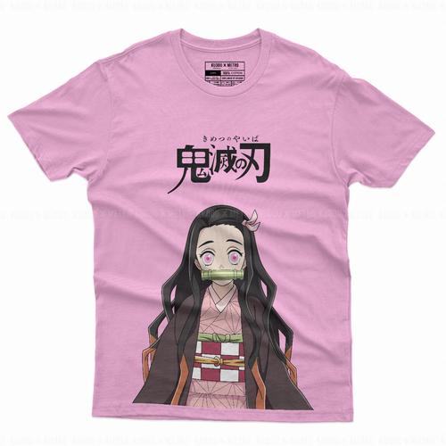 Style3 – T-shirt Donna Con Stampa Nezuko, Anime Demon Slayer, Manga Giapponese, 100% Cotone Premium, Vestibilità Aderente, Certificazione Öko-Tex