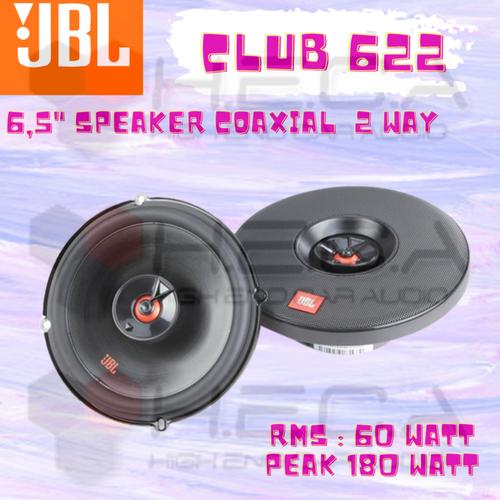 Jual Speaker Coaxial JBL CLUB 622 Pintu Mobil 2way USA Technology
