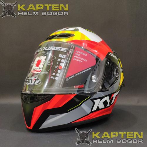 Jual HELM KYT TTC JAUME MASIA 2019 PAKET GANTENG SPOILER HELM STANDAR