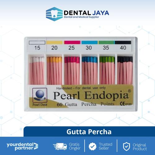 Jual Dental Jaya Gutta Percha Pearl Dent // ENDODONTIC // ISO 4580 Assorted Jakarta Barat