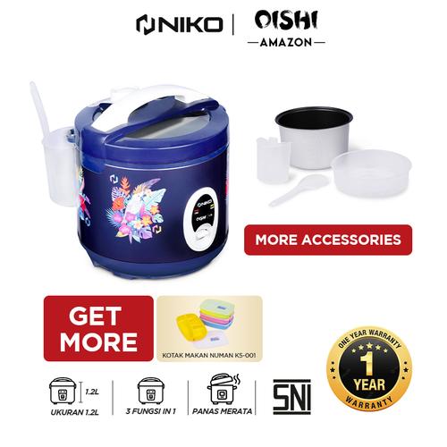Jual NIKO Rice Cooker Oishi Series [1.2 Liter BONUS] - batik - Jakarta ...