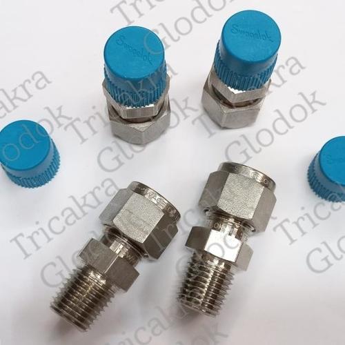 SS 810 3 8TMT Swagelok Tube Fitting, Male Run Tee, 1/2 In. Tube OD X 1 In Male Npt X 12 In Tube Od - Foto 4