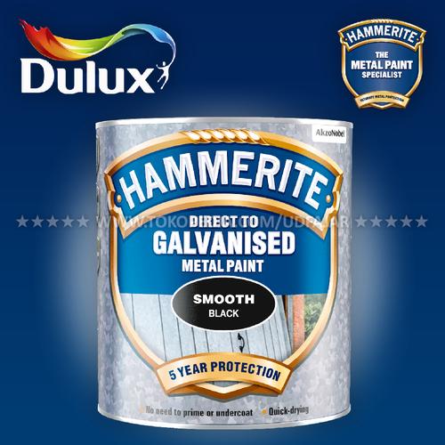 Jual Dulux Hammerite DT Galvanised Metal Paint Smooth Finish White