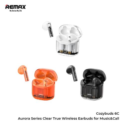 Promo REMAX Aurora Series Clear TWS for Music & Call CozyBuds Hitam