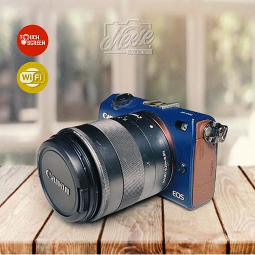 Jual MIRRORLESS CANON M2 KIT 1855MM MURAH SUAP PAKAI BODI ONLY Kab