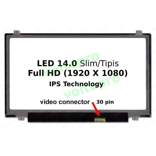 Promo LCD LED 14.0 Slim 30 pin IPS FHD 1920 X1080 Acer Asus Dell HP ...