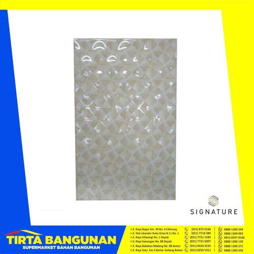 Jual signature keramik 25 x 40 cm series illusion kw 1 keramik dinding