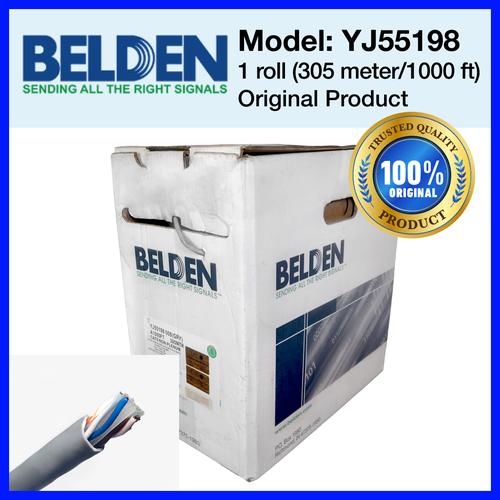 Jual Belden YJ55198 24 AWG 4 PAIR CAT 6 Non Plenum Kabel Roll 305m