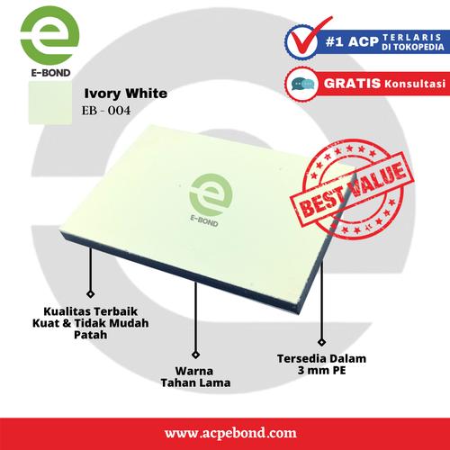 Jual ACP Ebond - Alumunium Composite Panel 3mm dua sisi - Ivory White ...