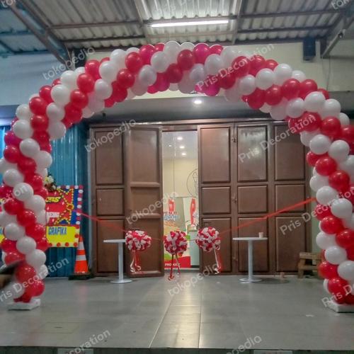 Jual dekorasi balon gapura | balon gate grand opening | acara lainnya