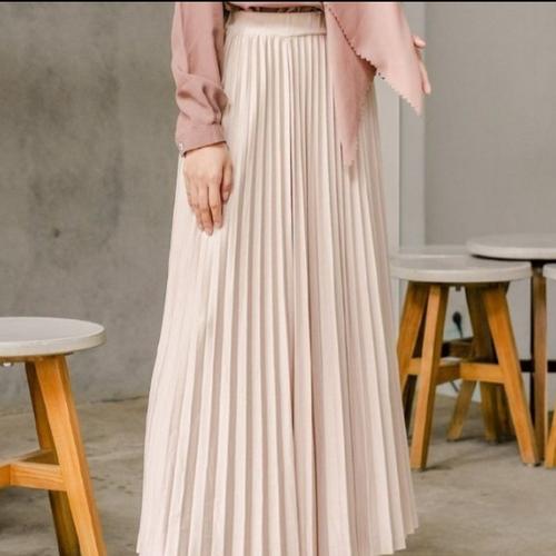 Jual ROK PLISKET PANJANG PREMIUM IMPORT KOREA/ROK MODEL A TEBAL BAGUS ...