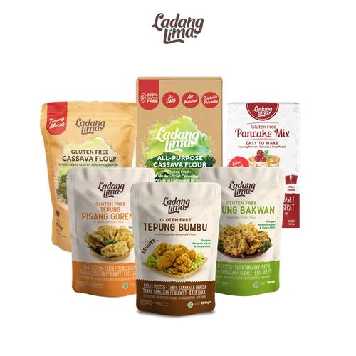 Promo Aneka Tepung Gluten Free Ladang Lima Tepung Bumbu Jakarta