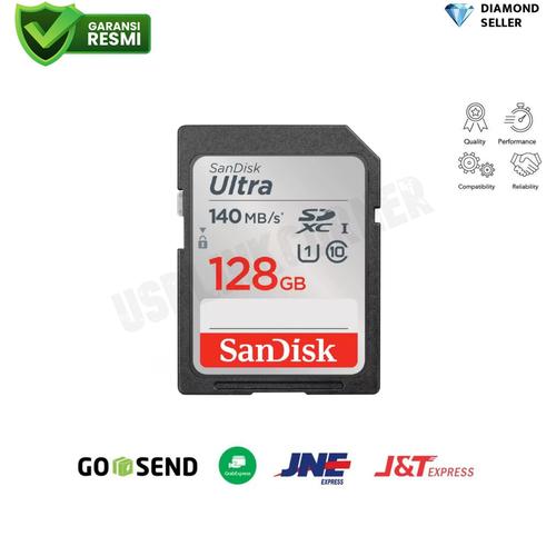 Jual SANDISK SDCARD ULTRA 128GB 120MB/S SD CARD 128 GB 120 MBPS