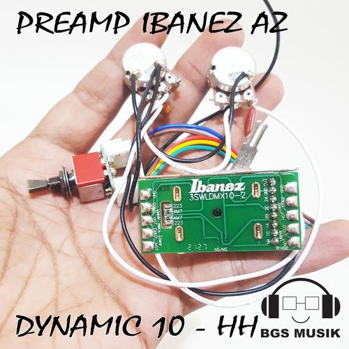 Jual Wiring Set Ibanez AZ Dynamic 10 Preamp Ibanez AZ Dynamic 10