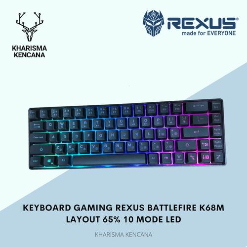 Jual KEYBOARD GAMING REXUS BATTLEFIRE K68M Kota Malang