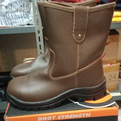 Jual SAFETY SHOES KRUSHERS TEXAS BROWN ORIGINAL SIZE BESAR Jakarta