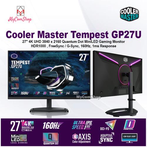 Jual COOLER MASTER TEMPEST GP27U QUANTUM DOT MINILED GAMING MONITOR
