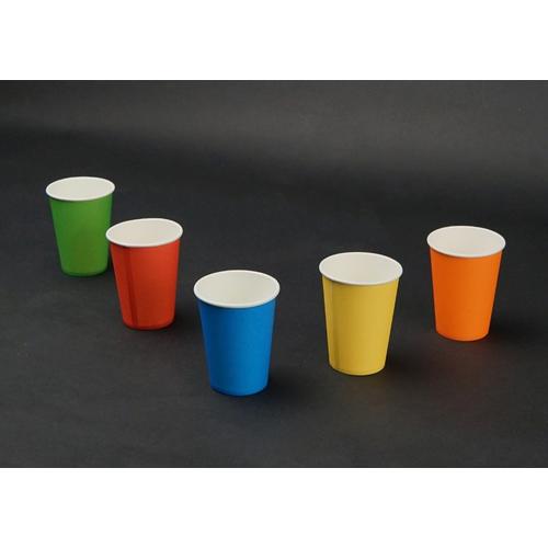 Promo 50pcs Paper Cup 9oz HOT Warna Warni Gelas Kertas Pesta / Kopi ...