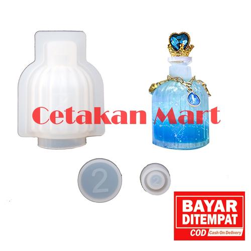 Jual CM Cetakan Silikon Resin Epoxy Craft DIY Mini Bottle Perfume Style ...