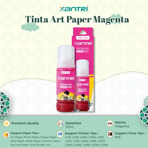 Promo Tinta Xantri Premium Art Paper 003 Black Epson L1110 L3110 L3116