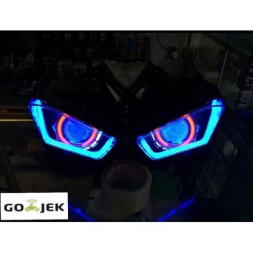 Jual HEADLAMP YAMAHA R25 + PROJIE BILED AES PROJECTOR AES R25 PROJIE ...