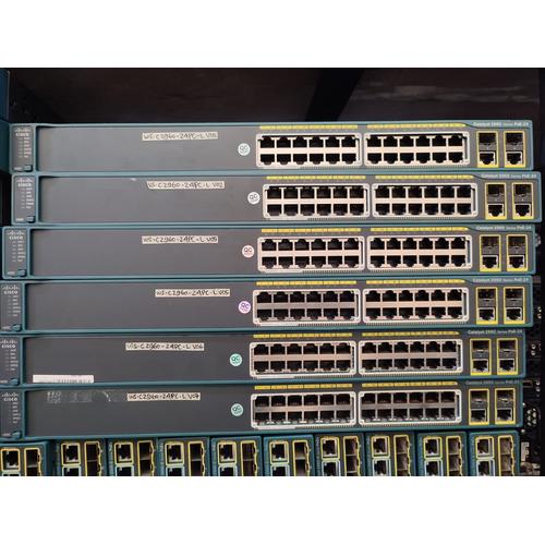Jual SWITCH CISCO CATALYST 2960 SERIES POE 24PORT WS-C2960-24PC-L ...