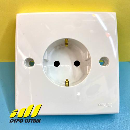Jual Schneider Stop Kontak Classic E426 Schuko colokan Putih - E426 ...