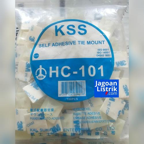 Jual Tie Mount KSS HC101 (Perekat 3M) Mounting Kabel Ties HC 101