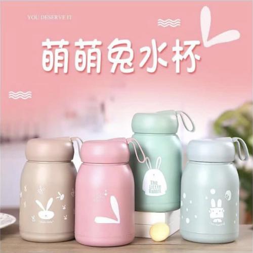Jual Botol Kaca Kelinci Minum Rabbit Souvenir My Bottle Termos Glass ...
