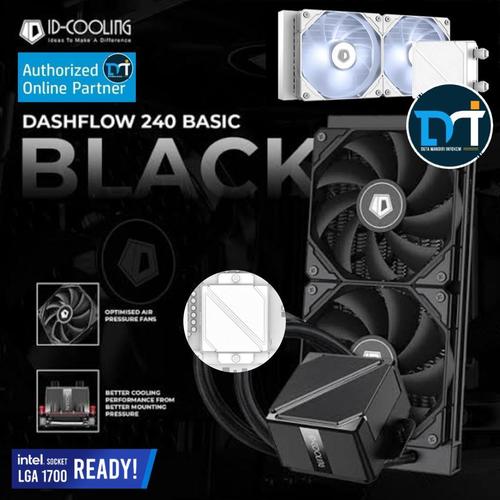 Jual ID Cooling DASHFLOW 240 BASIC AIO Liquid CPU Cooler Intel & AMD