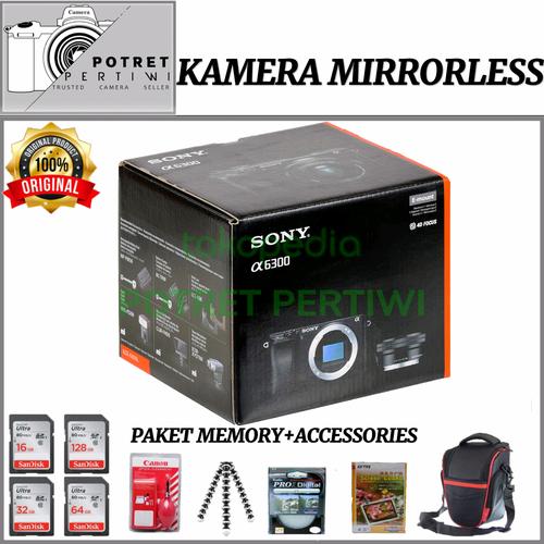 Jual SONY ALPHA 6300 KIT 16-50MM OSS / KAMERA SONY A6300 KIT 16-50MM
